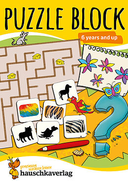 Kartonierter Einband Puzzle Activity Book from 6 Years: Colourful Preschool Activity Books with Puzzle Fun - Labyrinth, Sudoku, Search and Find Books for Children, Promotes Concentration & Logical Thinking von Agnes Spiecker