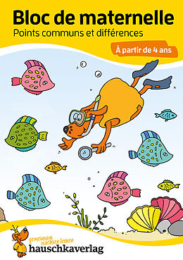 Couverture cartonnée Bloc de maternelle à partir de 4 ans - Jeux des différences - coloriage enfant - cahier vacances 4 ans de Ulrike Maier