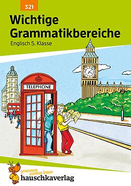 eBook (pdf) Wichtige Grammatikbereiche. Englisch 5. Klasse de Ludwig Waas