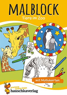 E-Book (pdf) Malblock - Tiere im Zoo von Redaktion Hauschka Verlag