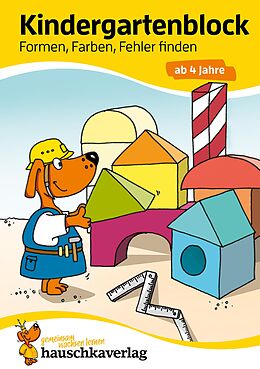 E-Book (pdf) Kindergartenblock ab 4 Jahre - Formen, Farben, Fehler finden von Linda Bayerl