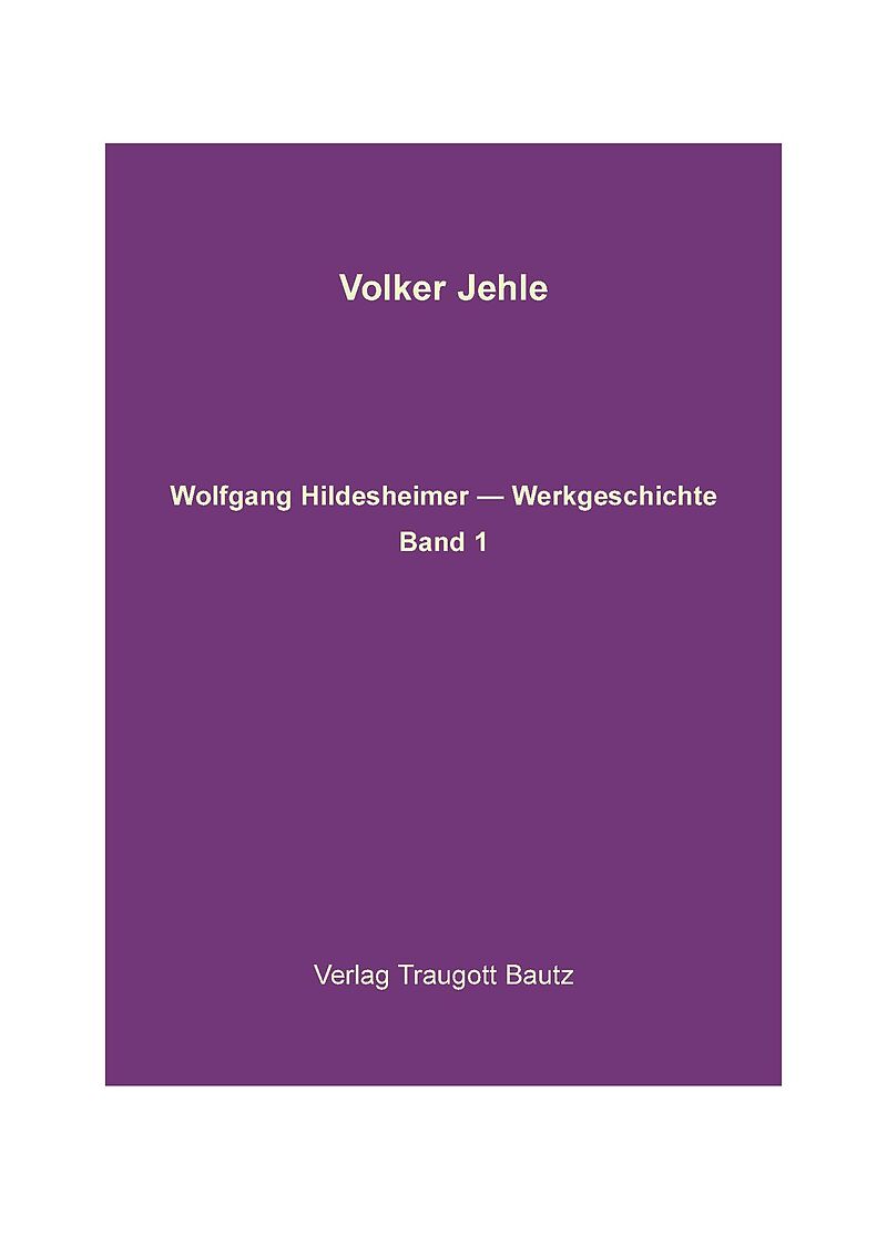 Wolfgang Hildesheimer. Werkausgabe / Wolfgang Hildesheimer. Werkausgabe