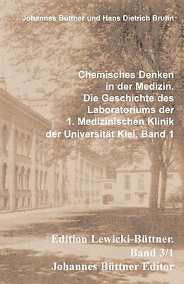 Fester Einband Chemisches Denken in der Medizin von Johannes Büttner, Dietrich Bruhn