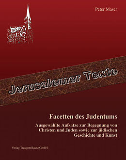 Kartonierter Einband Facetten des Judentums von Peter Maser
