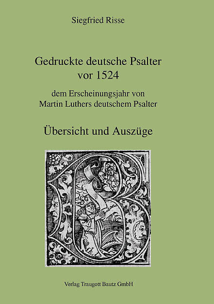Gedruckte deutsche Psalter vor 1524