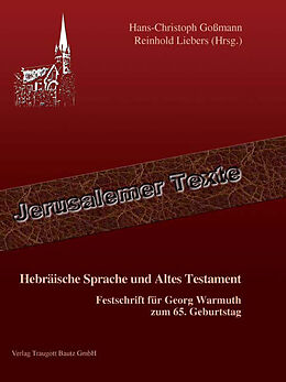 Kartonierter Einband Hebräische Sprache und Altes Testament von 