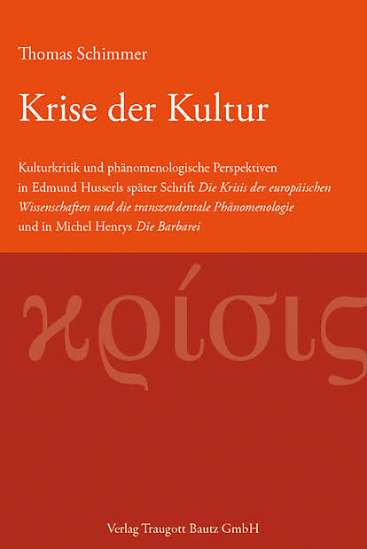 Krise der Kultur