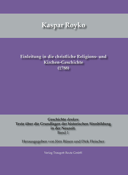 Einleitung in die christliche Religions- und Kirchen-Geschichte (1788)