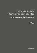 Kartonierter Einband Adreßbuch Nowawes und Werder ... 1927 von 