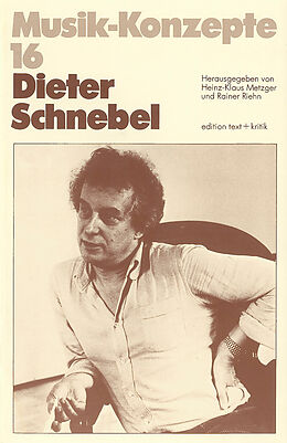 Paperback Dieter Schnebel von 