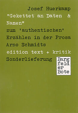 Paperback &quot;Gekettet an Daten &amp; Namen&quot; von Josef Huerkamp