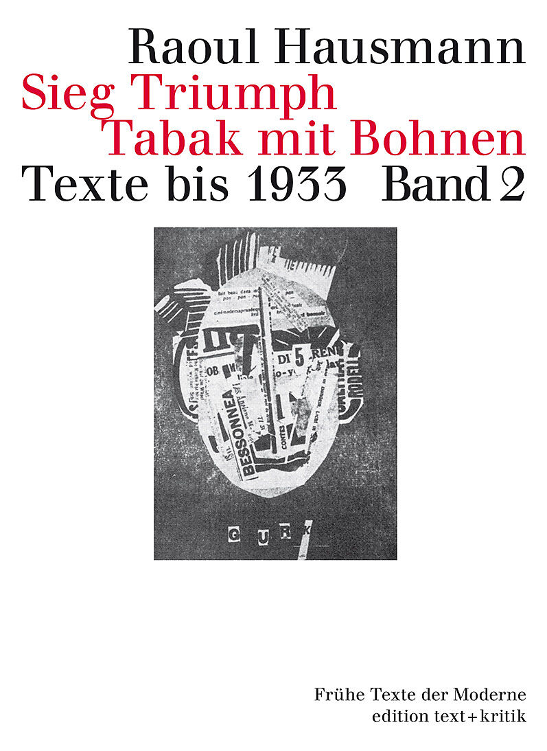 Sieg Triumph Tabak mit Bohnen. Texte bis 1933
