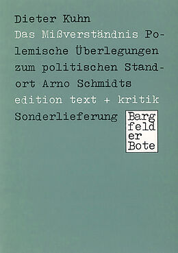 Paperback Das Missverständnis von Dieter Kuhn