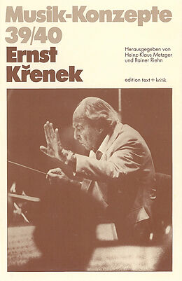 Paperback Ernst Krenek von 