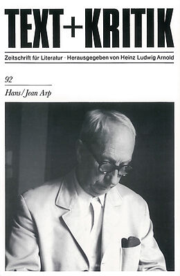 Paperback Hans/Jean Arp von 