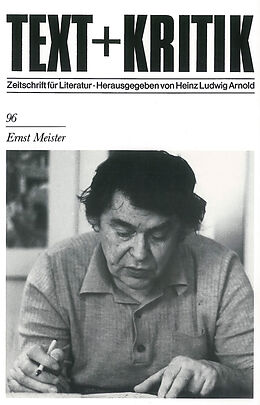 Paperback Ernst Meister von 