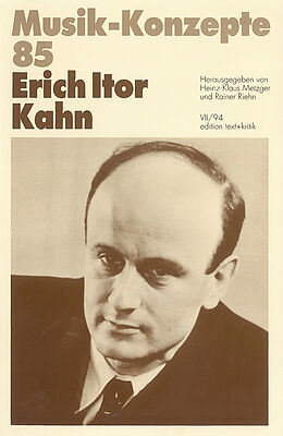 Paperback Erich Itor Kahn von Erich Itor Kahn