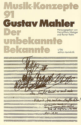 Paperback Gustav Mahler von Gustav Mahler