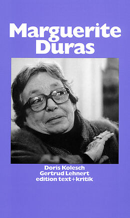 Paperback Marguerite Duras von Doris Kolesch, Gertrud Lehnert