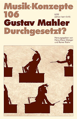 Paperback Gustav Mahler von Heinz-Klaus Metzger