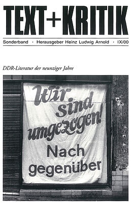 Kartonierter Einband DDR-Literatur der neunziger Jahre von 