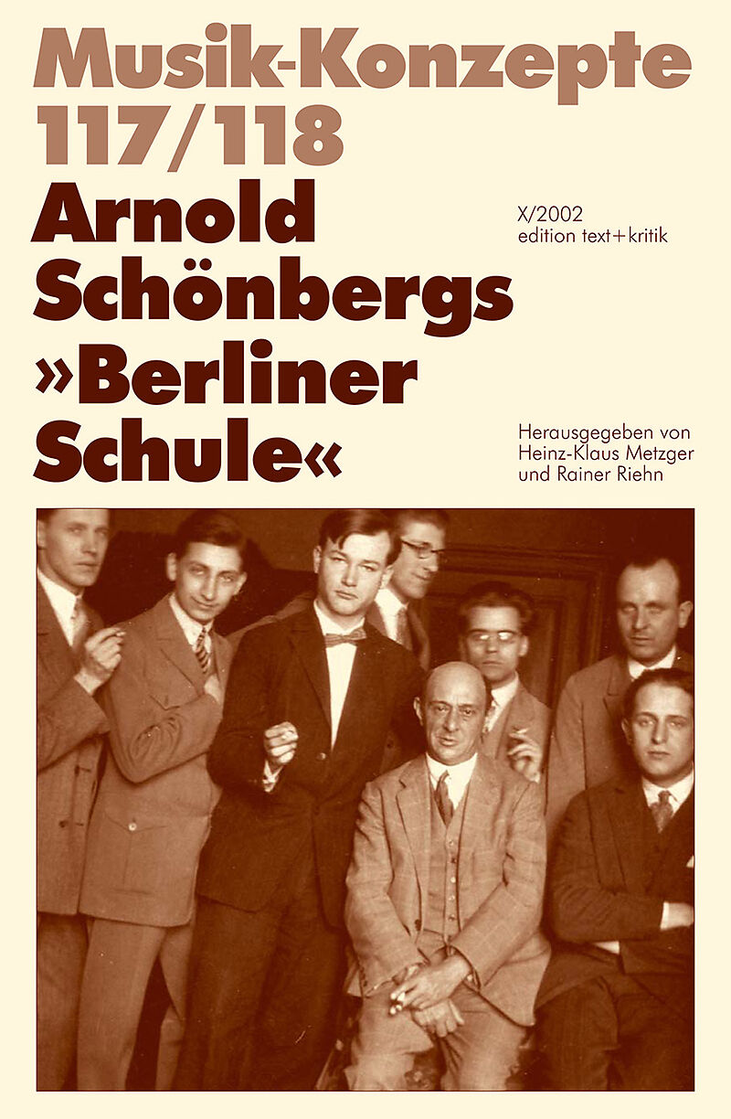 Arnold Schönbergs "Berliner Schule"