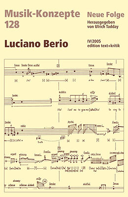Paperback Luciano Berio von 