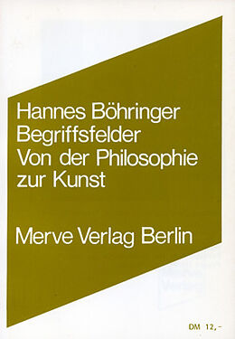 Paperback Begriffsfelder von Hannes Böhringer