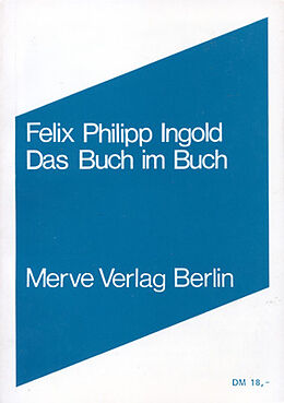 Paperback Das Buch im Buch von Felix Ph Ingold