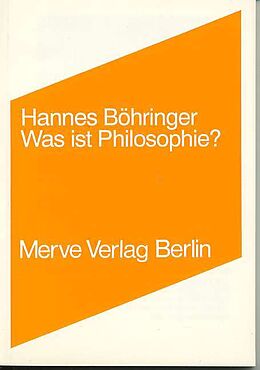 Paperback Was ist Philosophie? von Hannes Böhringer