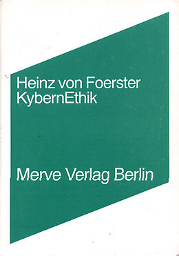 Kartonierter Einband KybernEthik von Heinz von Foerster