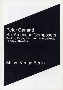 Paperback Six American Composers von Peter Garland