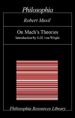 Fester Einband On Mach's Theories von Robert Musil