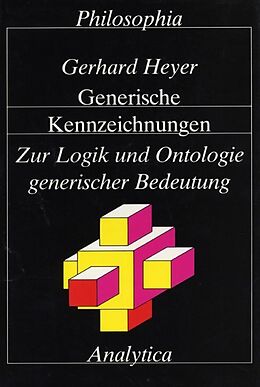 Fester Einband Generische Kennzeichnungen von Gerhard Heyer