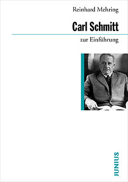 Kartonierter Einband Carl Schmitt zur Einführung von Reinhard Mehring