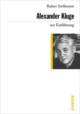 Kartonierter Einband Alexander Kluge zur Einführung von Rainer Stollmann