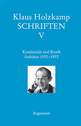 Paperback Kontinuität und Bruch. Aufsätze 19701972 von Klaus Holzkamp