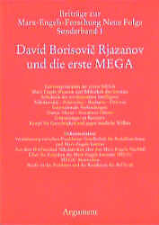 Paperback David Borisovic Rjazanov und die erste MEGA von David Borisovic Rjazanov