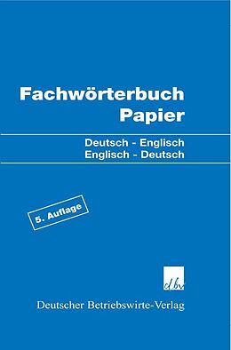 Fester Einband Fachwörterbuch Papier. von 