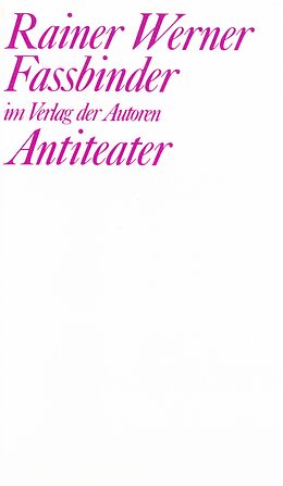 Paperback Antiteater von Rainer W Fassbinder