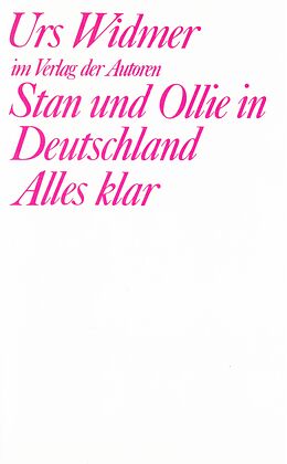 Paperback Stan und Ollie in Deutschland / Alles klar von Urs Widmer