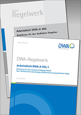 Kartonierter Einband Kombipaket Arbeitsblätter DWA-A 904-1 und DWA-A 904 von 