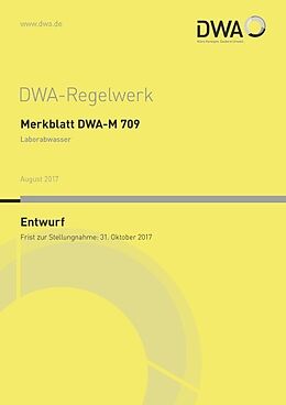 Kartonierter Einband Merkblatt DWA-M 709 Laborabwasser (Entwurf) von 