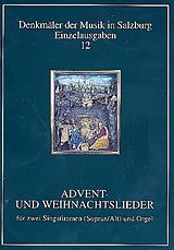  Notenblätter Advents- und Weihnachtslieder