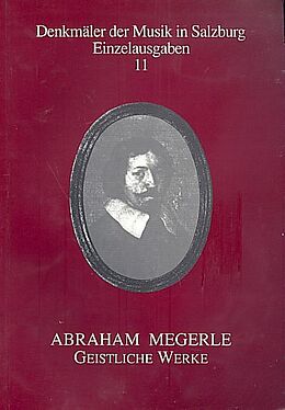 Abraham Megerle Notenblätter Geistliche Werke