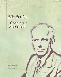 Fester Einband Sonate für Violine solo Sz. 117 von Béla Bartók