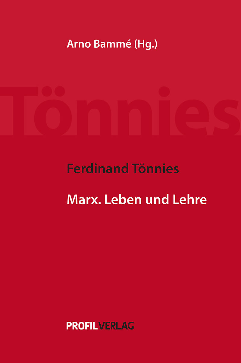 Ferdinand Tönnies - Marx