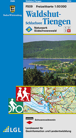 (Land)Karte Waldshut-Tiengen von Landesamt für Geoinformation und Landentwicklung Baden-Württembe