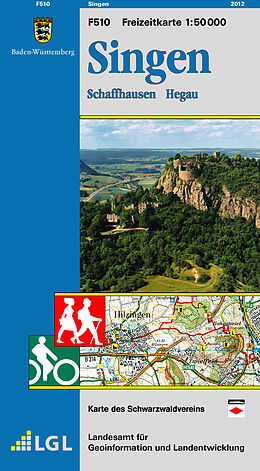 (Land)Karte Singen von Landesamt für Geoinformation und Landentwicklung Baden-Württembe