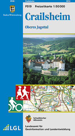 (Land)Karte Crailsheim von Landesamt für Geoinformation und Landentwicklung Baden-Württembe